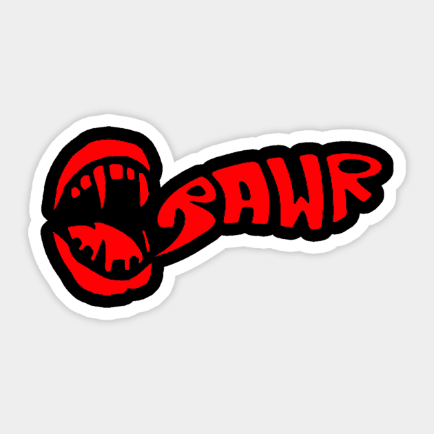 Box Monster (Mouth R) Sticker by BoxMonster